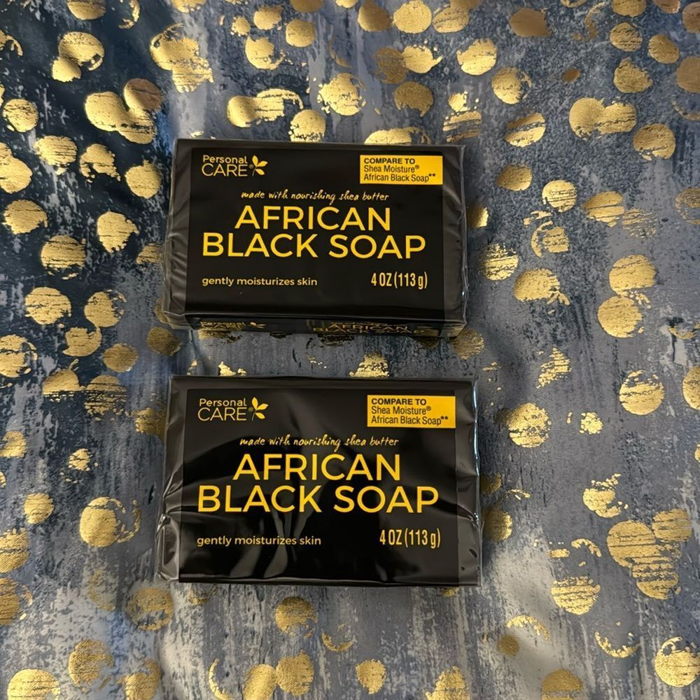 African Black Soap made with Nourishing Shea Butter BUNDLE LOT Fresh sealed
